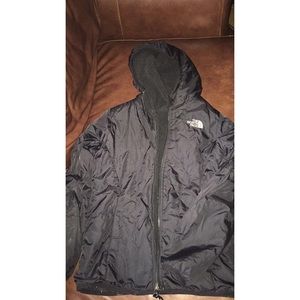 Reversible hooded jacket
